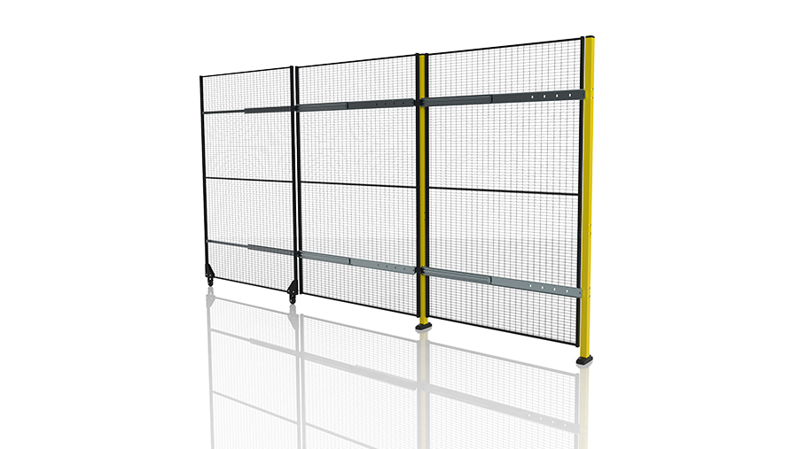 XGuard Machine guarding Single sliding door without rail