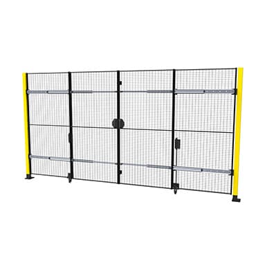 Combined hinged and sliding door