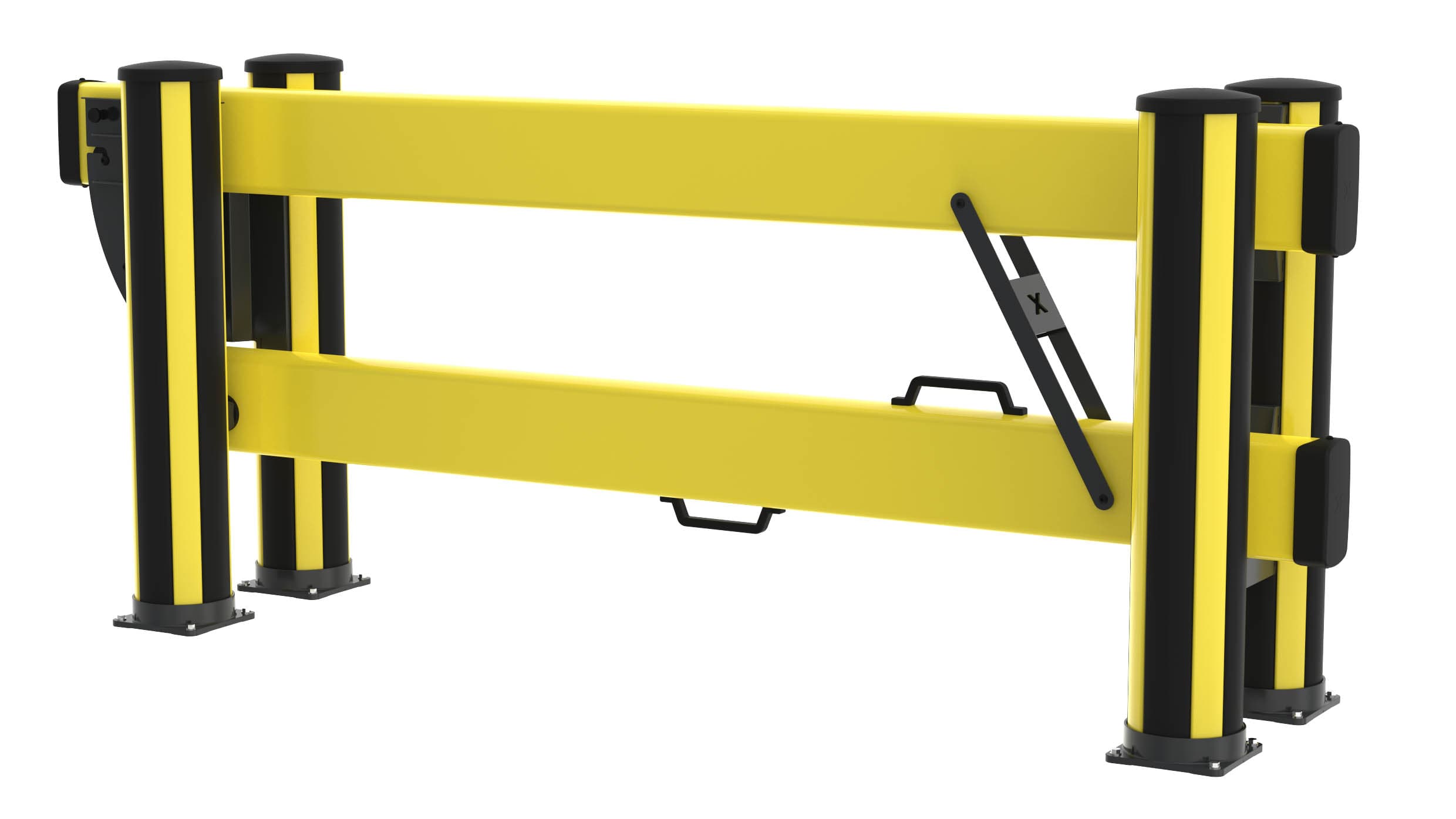 Yellow Industrial Dock Gate