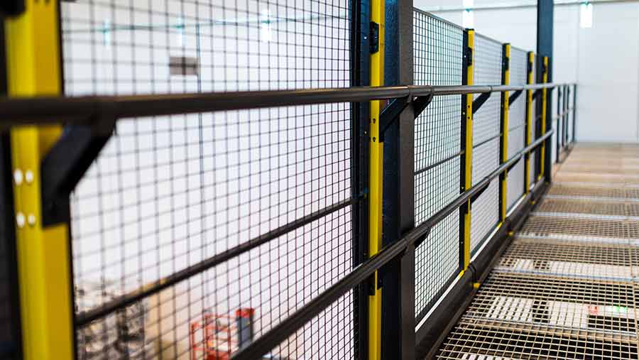 Axelent Fall Protection With Panel Detail