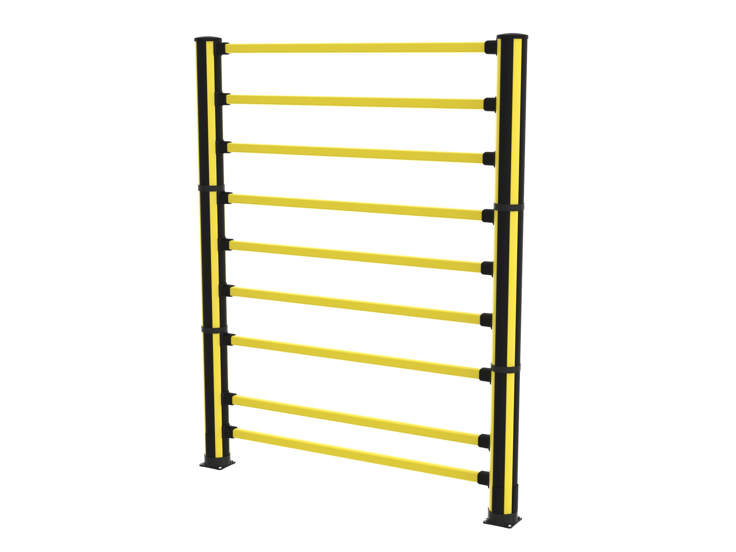 Yellow high topple barrier