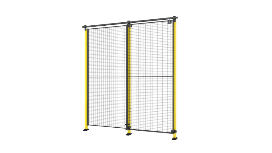 D20 single sliding door closed