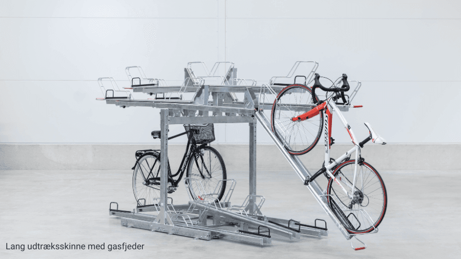 Lång Utdragbar Skena Dubbelsidig Dk