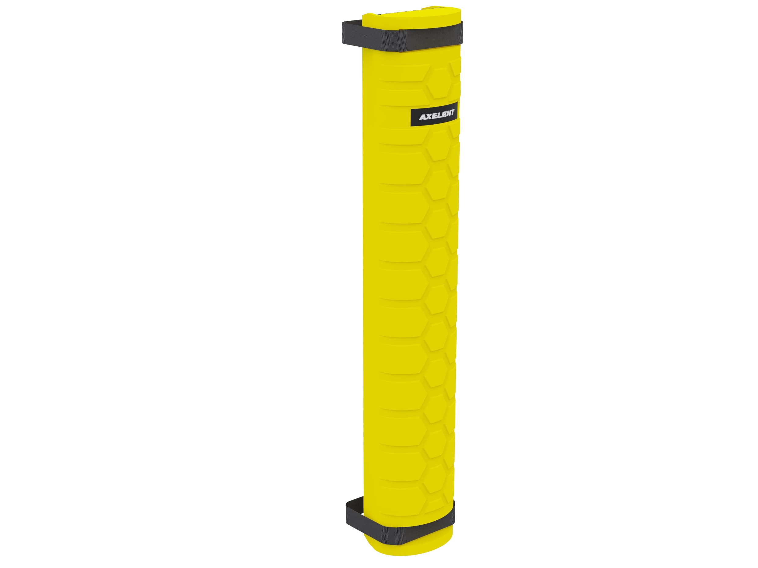 yellow rack protection in plastic material and honeycomb pattern