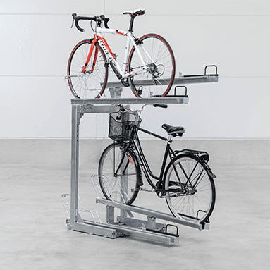 Enkeltsidet etagecykelstativ