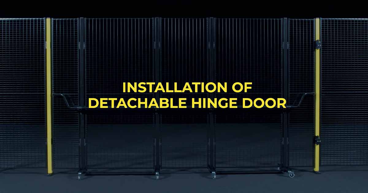 Assembly Detachable Hinge Door