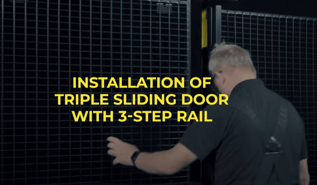 Installing movie of Axelent 3-Step sliding door