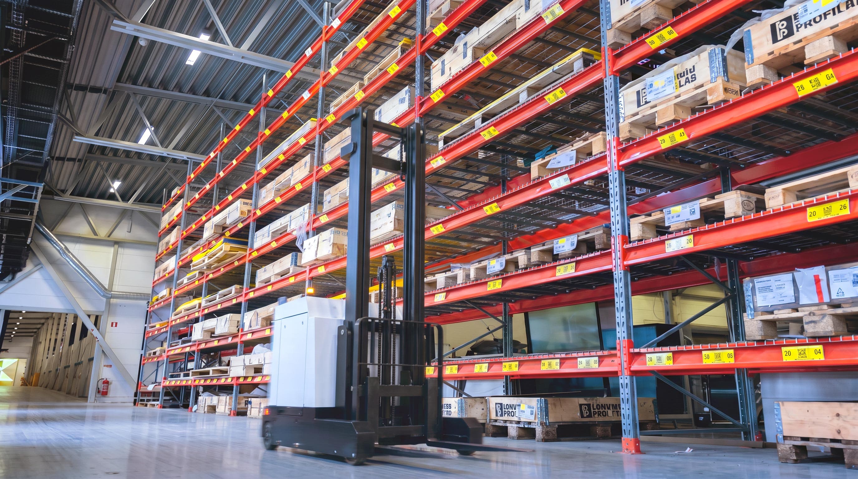 AGV in warehouse