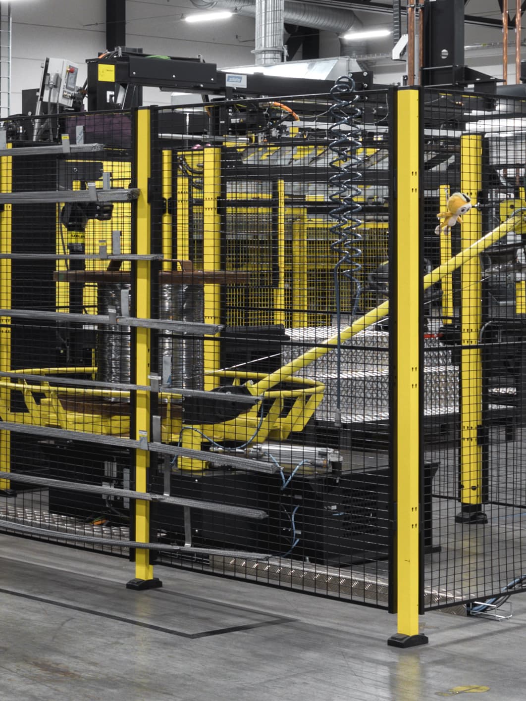 Axelent machine guarding securing automated industrial machinery