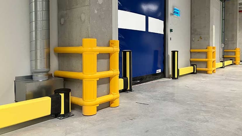 Column Guard In Ramp Adjustable Column Guard | Axelent