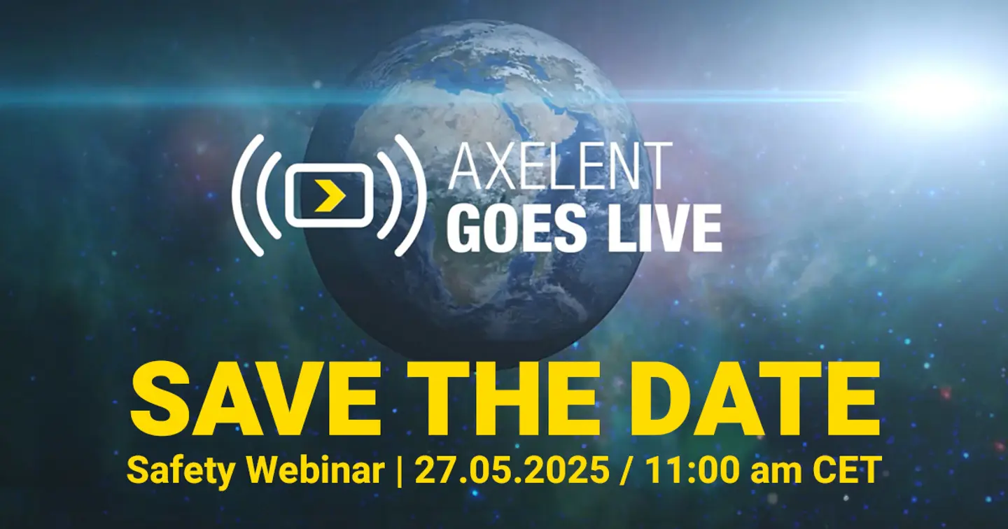 Text that says "save the date" and information about when the webinar will be sent live