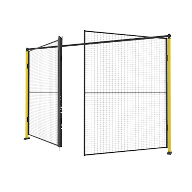 Double hinge door