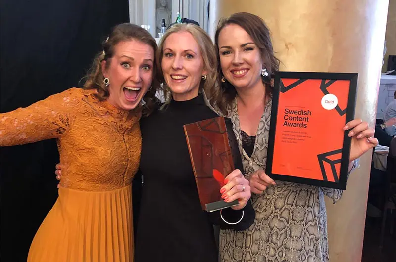 Swedish Content Awards Vinnare
