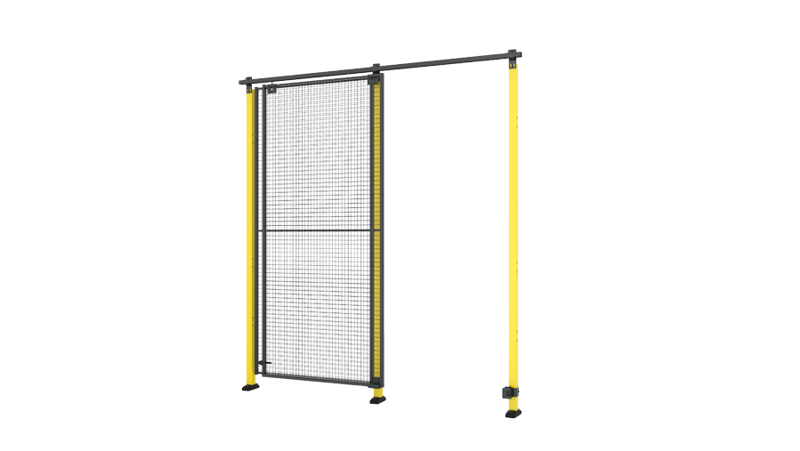 Single sliding door