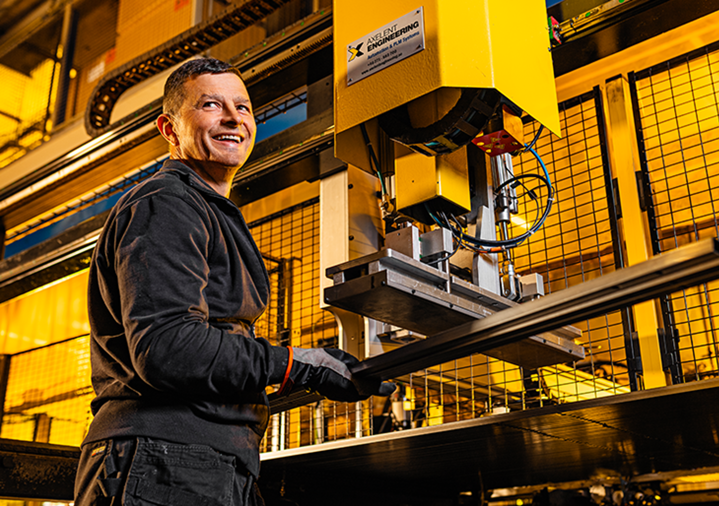 Axelent safety within machinery, construction and warehousing.