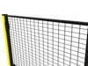 black mesh panels with edge strip