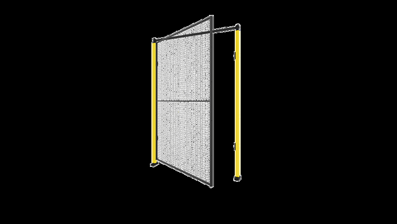 Single hinge door