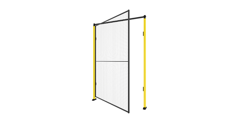 Single hinge door