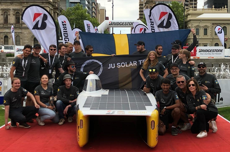 The JU Solar Team Finished The Solar Challange)
