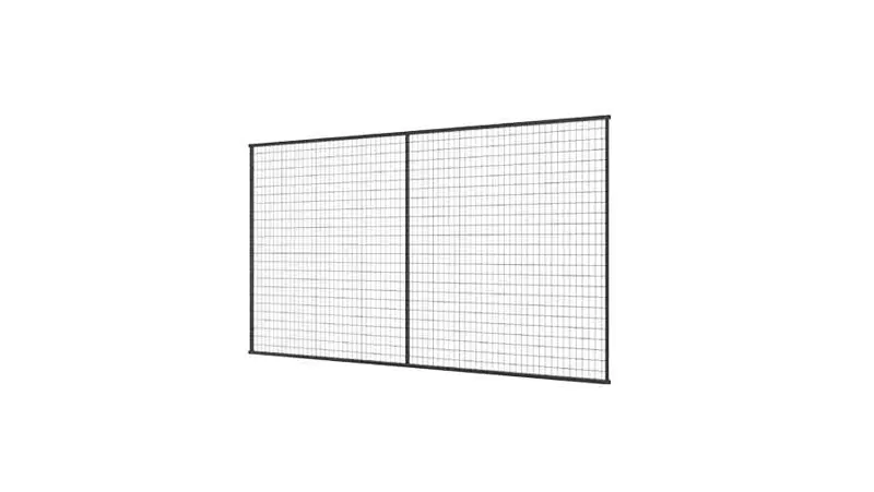 horisontal mesh panel