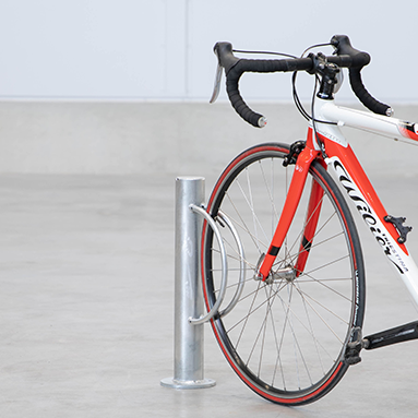 Bike rack pole hotsell