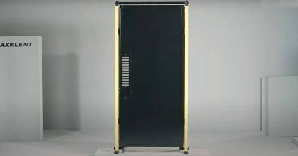 Assembly Plastic and sheet metal: single hinge door Machine Guards Axelent