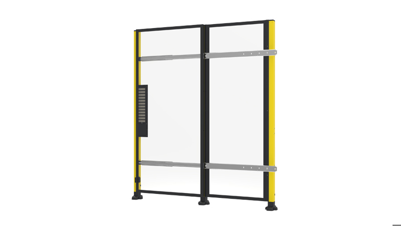 Single sliding door without rail