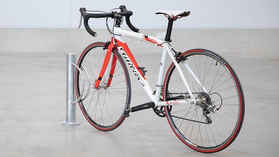 Bike pole discount stand