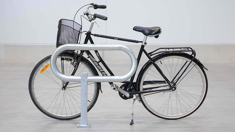 bike stand with bike