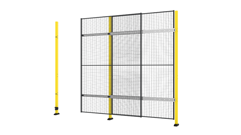 Single sliding door without rail