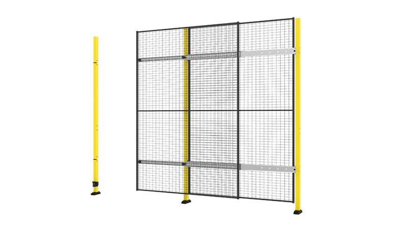 Single sliding door without rail