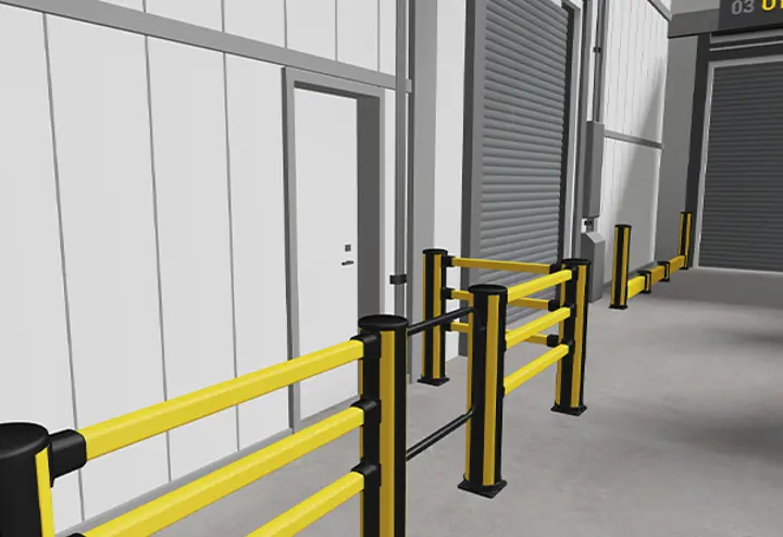 Where, why, and how to use impact and pedestrian barriers   Where, why, and how to use impact and pedestrian barriers