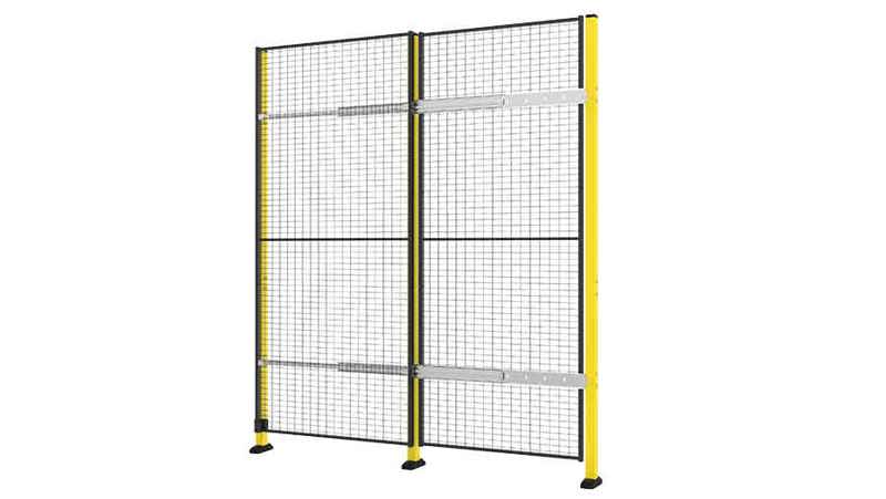 Single sliding door without rail
