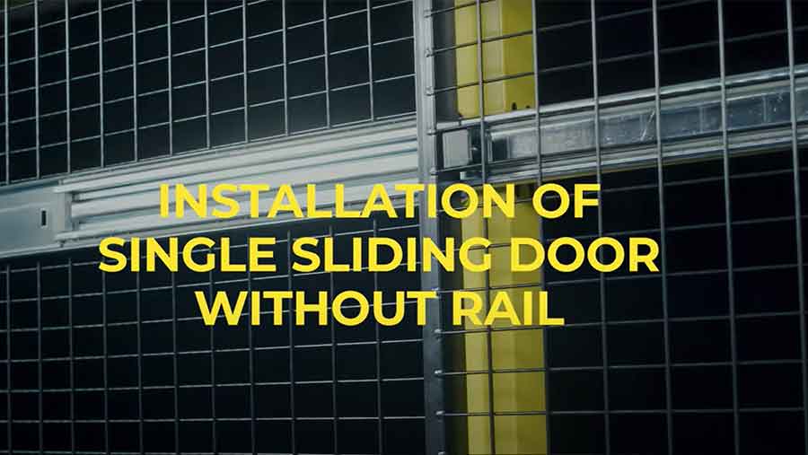 X Guard Single Sliding Door Without Rail