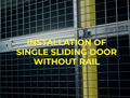 Single Sliding Door without rail - The perfect choice for truck traffic 