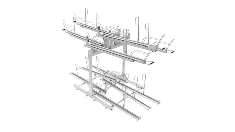 Double sided PRO | Long extendable rail, gas spring