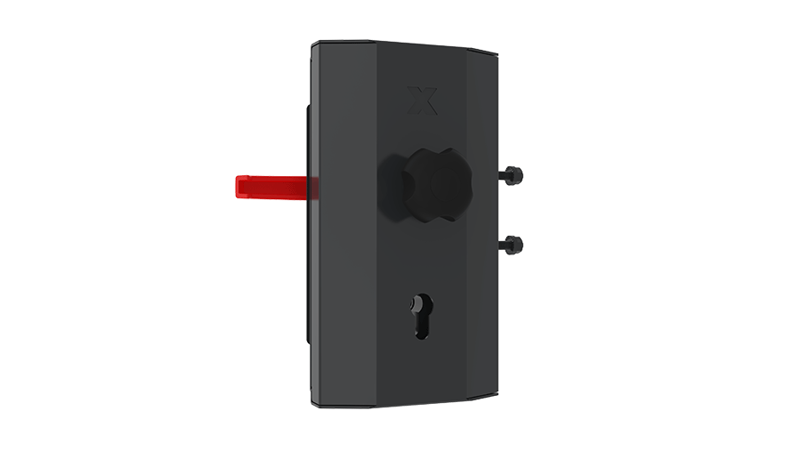 Cylinder Panic Release Lock Close Up